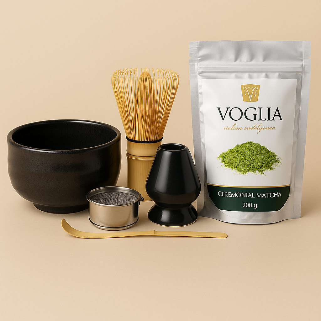 Ceremonial Matcha Kit – 6-Piece Set + 200g Ceremonial Grade Matcha
