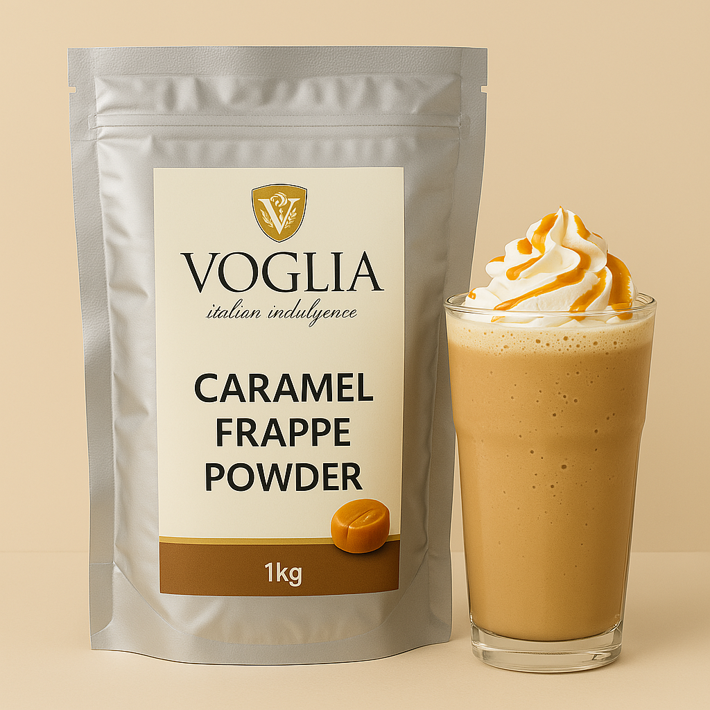 Voglia Caramel Frappe Powder - 1kg - Premix
