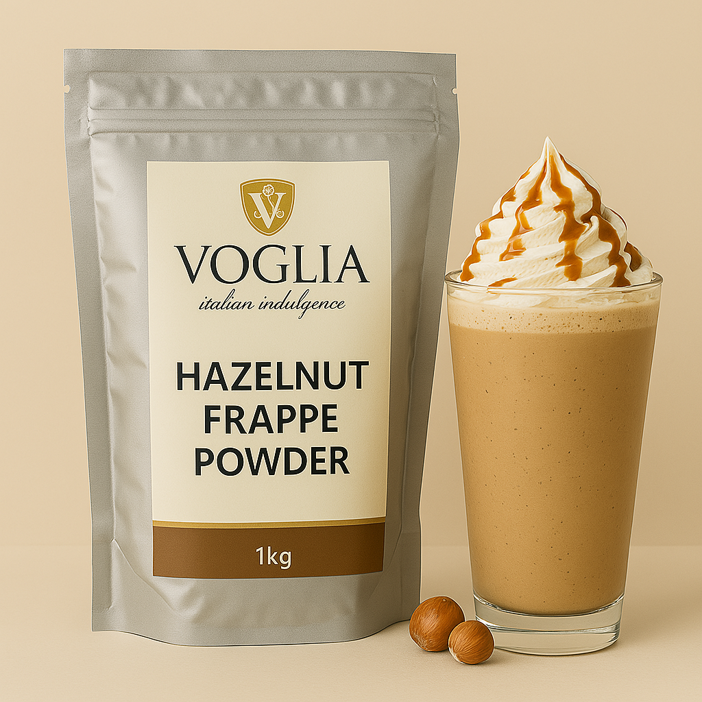 Voglia Hazelnut Frappe Powder - 1kg - Premix