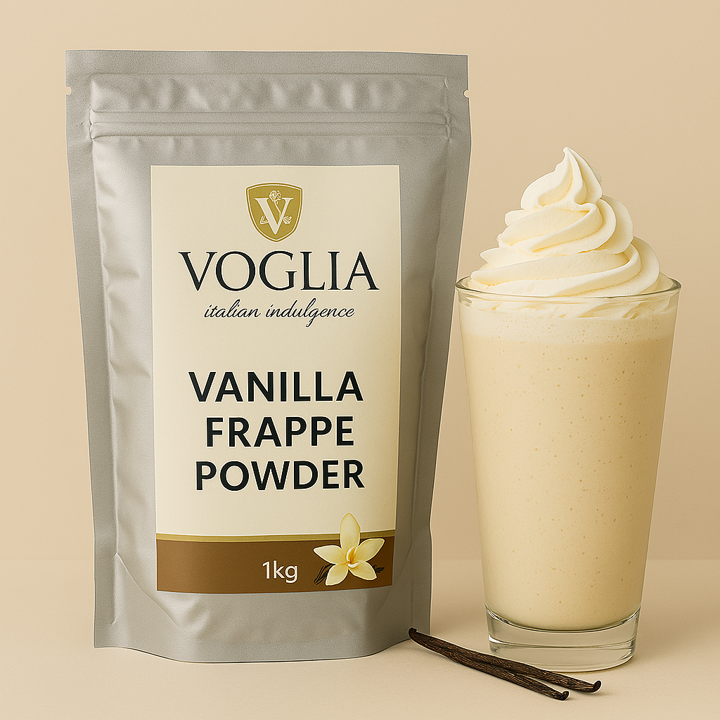 Voglia Vanilla Frappe Powder - 1kg - Premix