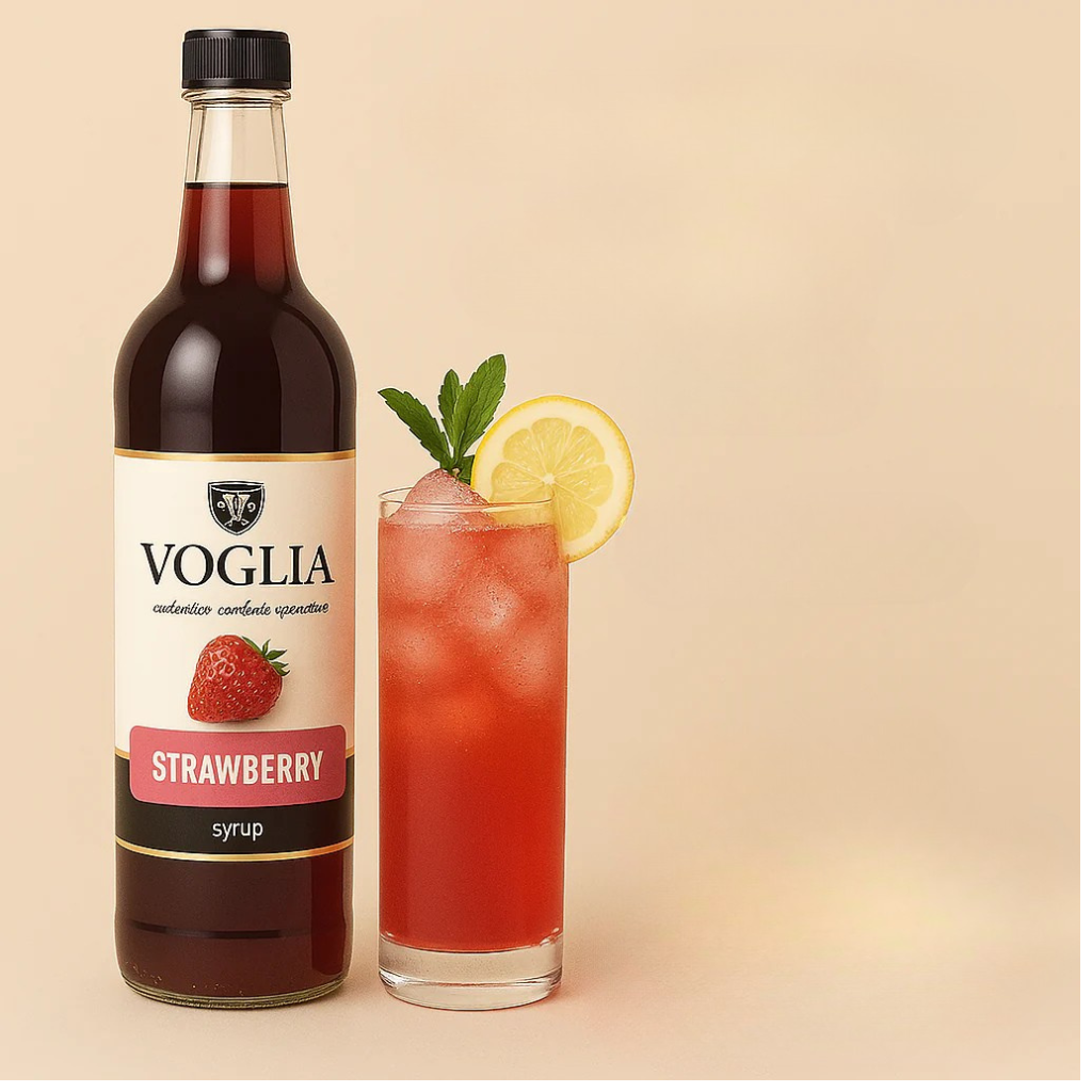 Voglia - Strawberry Coffee Syrup - 1.05 L