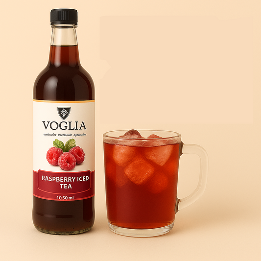 Voglia Premium Raspberry Iced tea Syrup – 1.05L Bottle